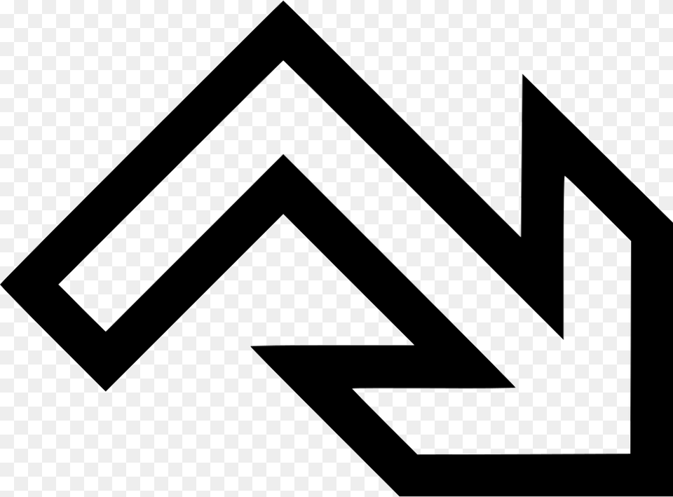 Arrow Rise And Fall, Symbol, Triangle Png Image
