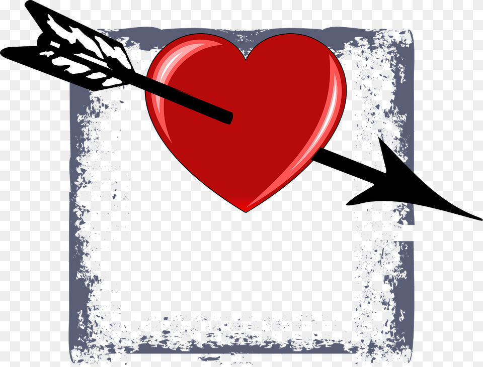Arrow San Valentin, Heart, Symbol Free Png Download