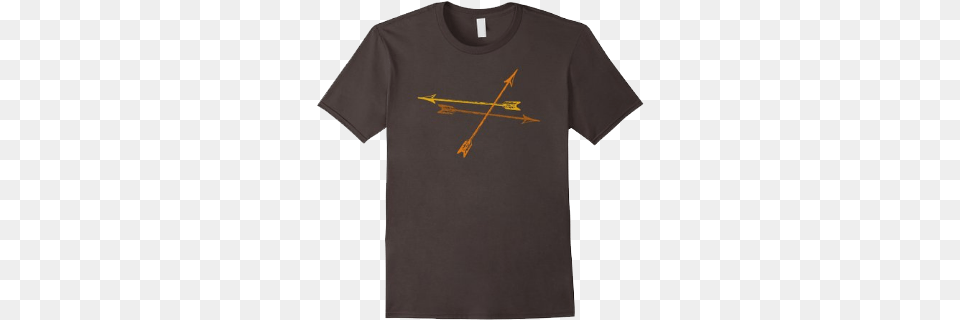 Arrow Shirt Youtube Tee Black, Clothing, T-shirt, Weapon Free Png