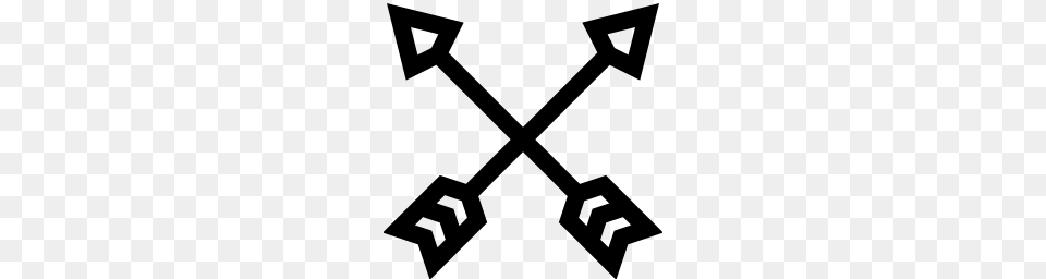 Arrow Symbol Outline, Gray Png Image