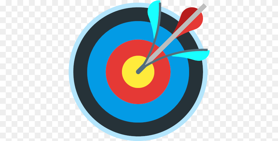 Arrow Target Targeting Icon Colorful, Game, Darts Free Png Download