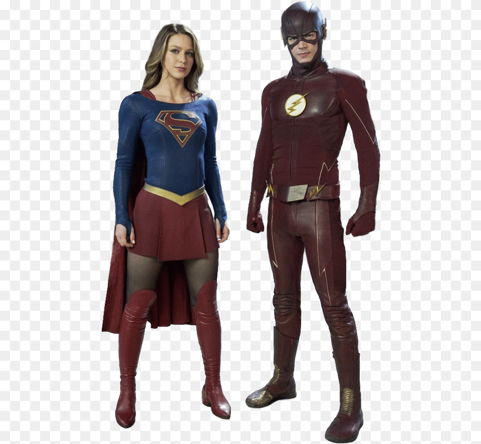 Arrow The Flash Supergirl Cw Supergirl, Long Sleeve, Clothing, Costume, Sleeve Free Transparent Png