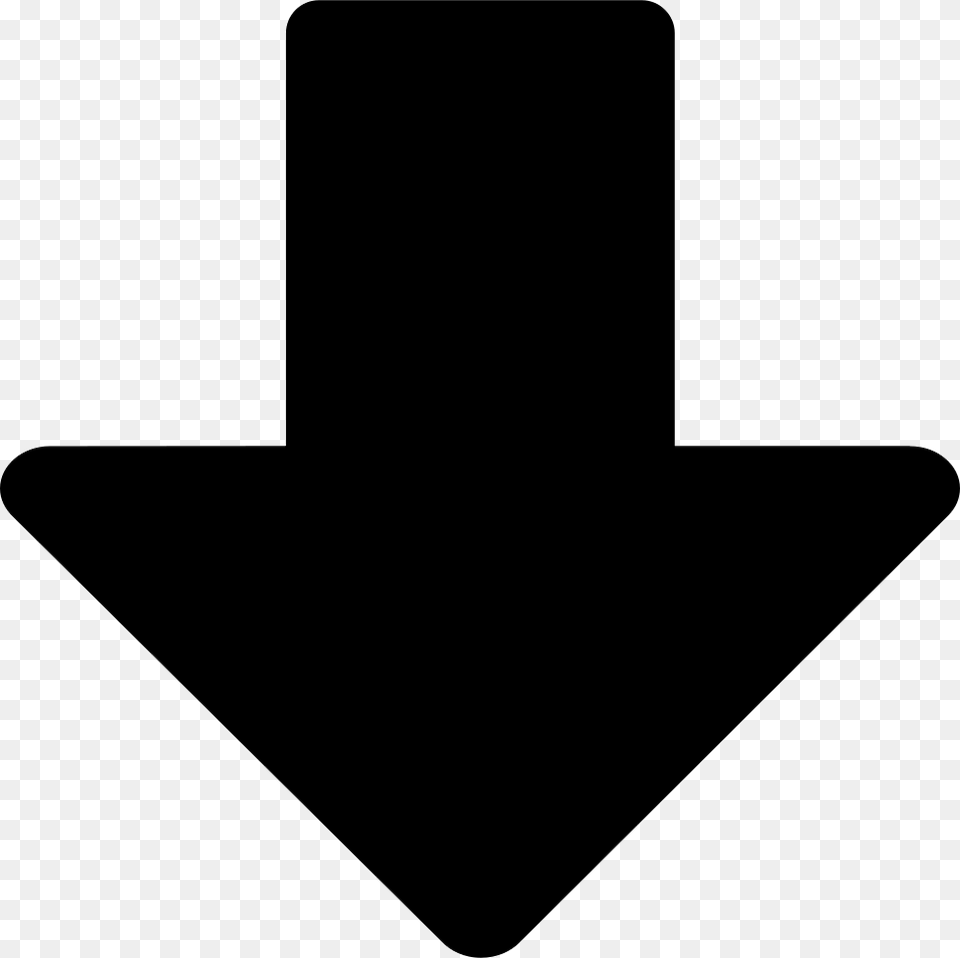 Arrow To Bottom, Silhouette, Symbol, Clothing, Hat Png Image