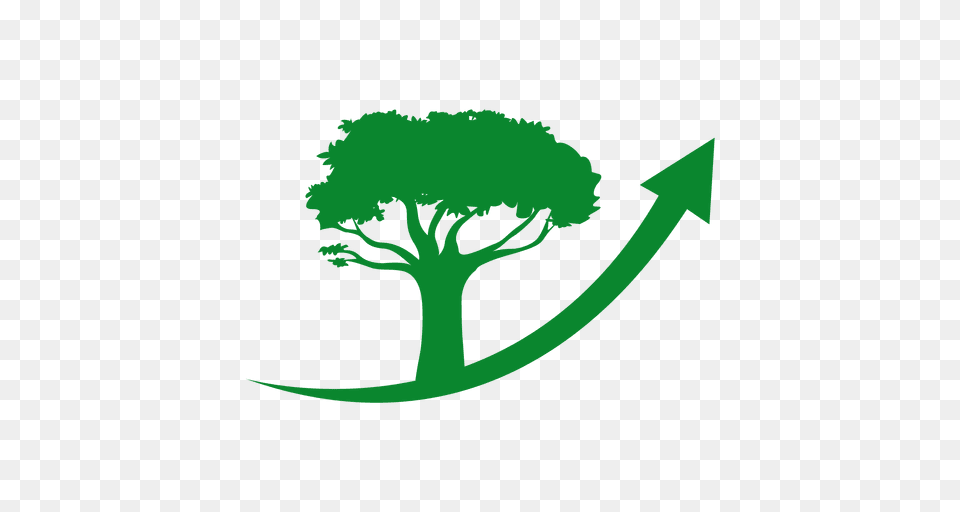 Arrow Tree Logo, Green, Plant Png