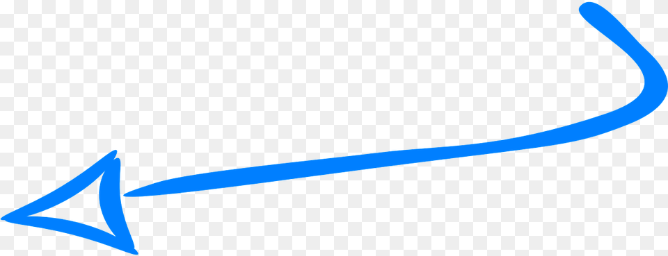 Arrow Turn Left Blue Handdrawn Pointing Direction Arrow Pointing Down Left Png Image