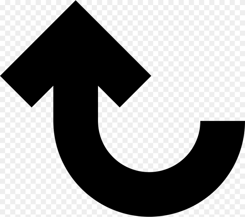 Arrow Up Curve Arrow Shape, Symbol, Stencil, Text, Animal Png Image