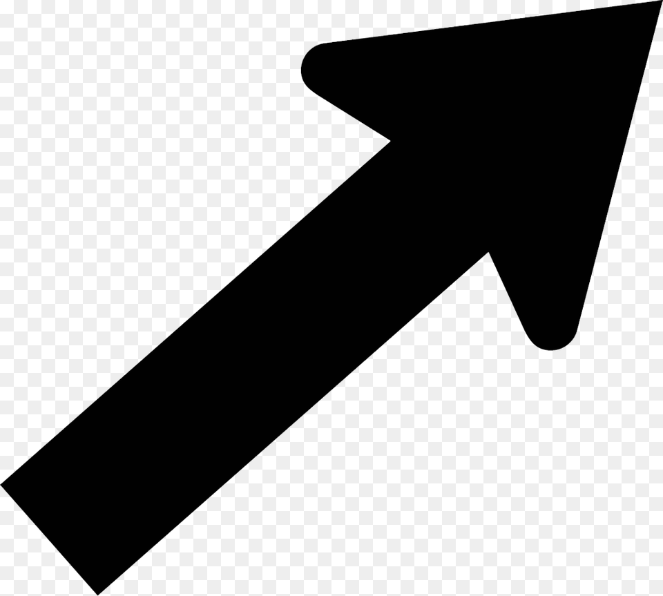 Arrow Up Right Arrow Pointing Diagonally Up, Weapon Free Png