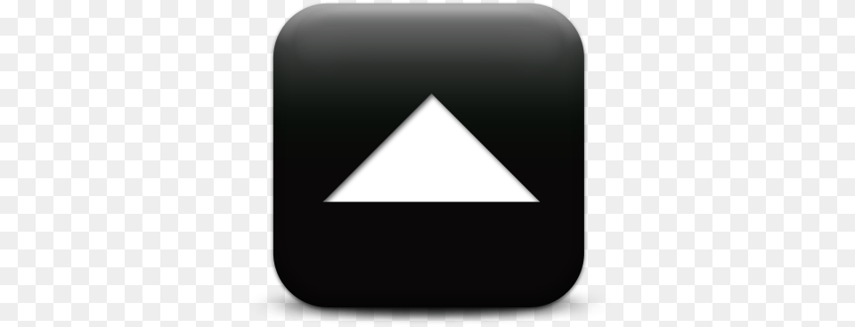 Arrow Up Save Icon Format Arrows Up Icon Black Background, Triangle, Mailbox Free Png