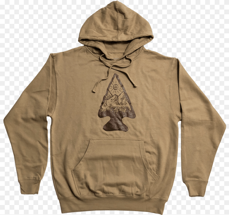 Arrowhead Saca La Bolsita Shirt, Clothing, Hood, Hoodie, Knitwear Png Image