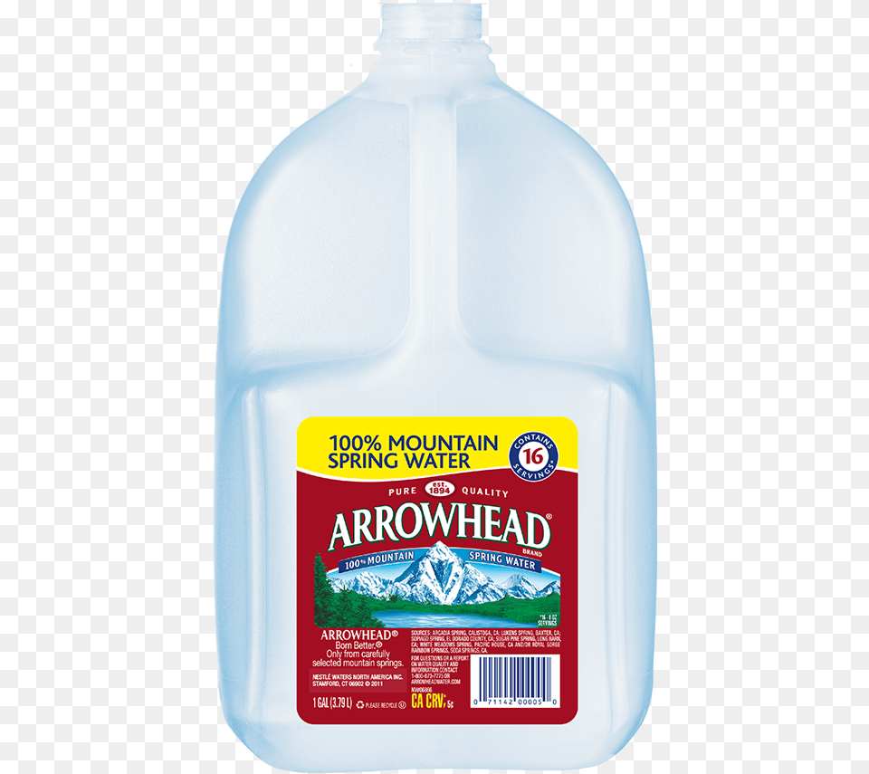 Arrowhead Spring Water Arrowhead Water Bottle, Food, Ketchup Png