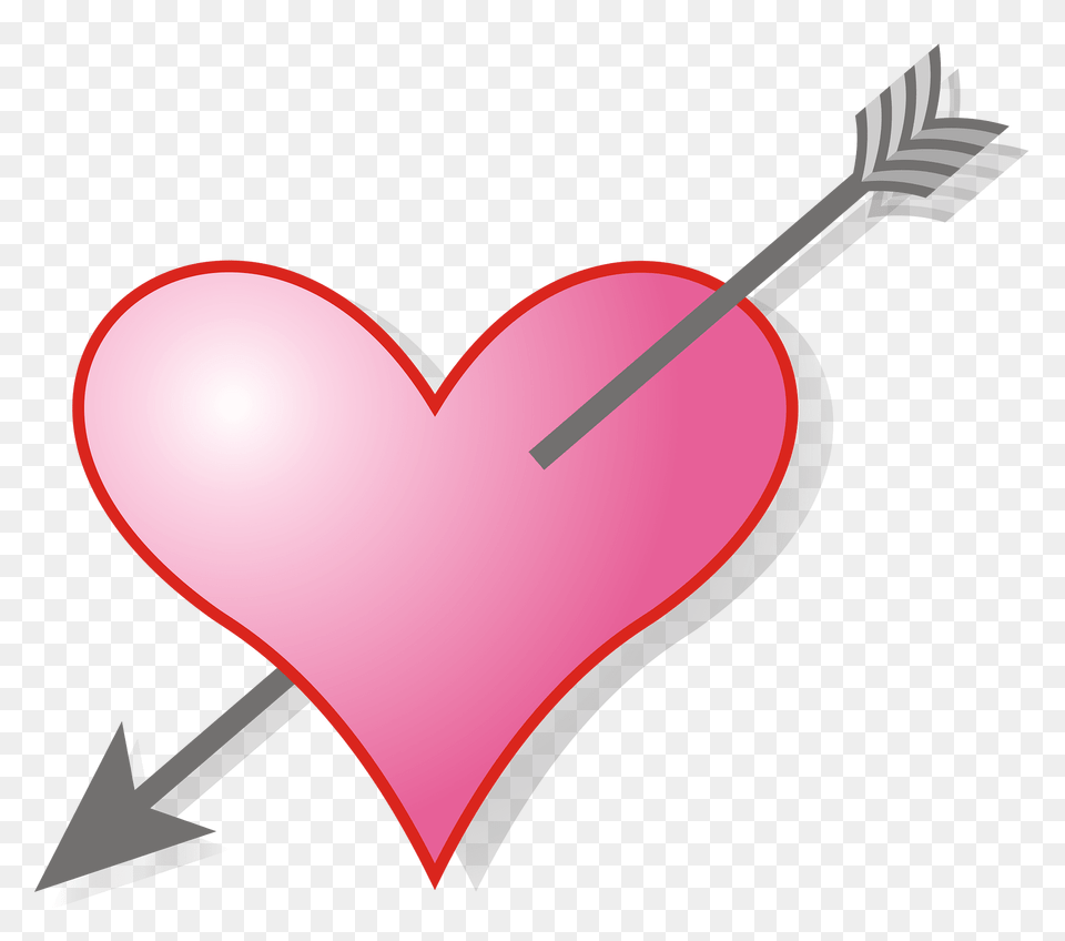 Arrowheart Clipart, Heart Free Png