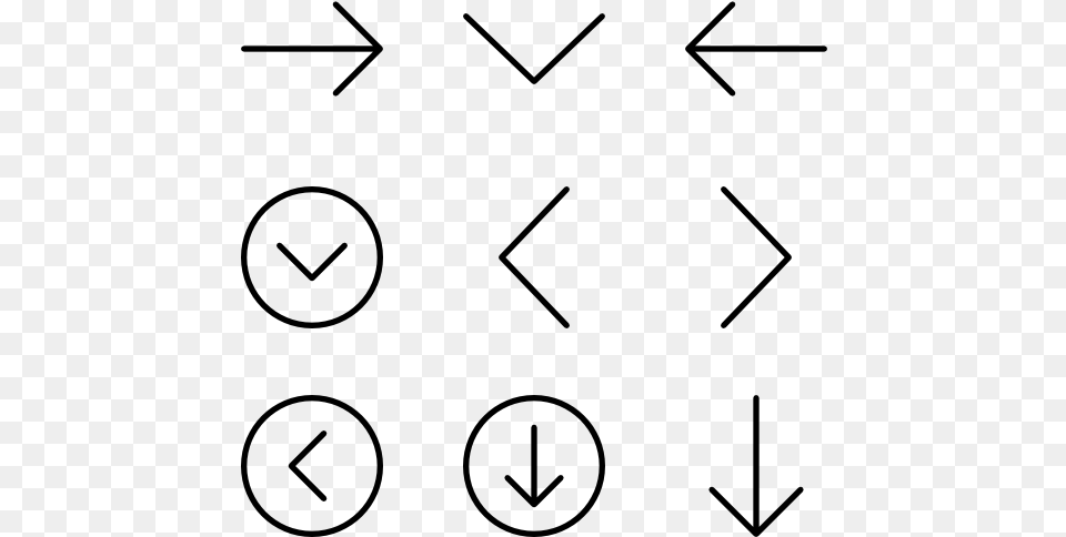 Arrows Arrows Icon Eps, Gray Free Transparent Png