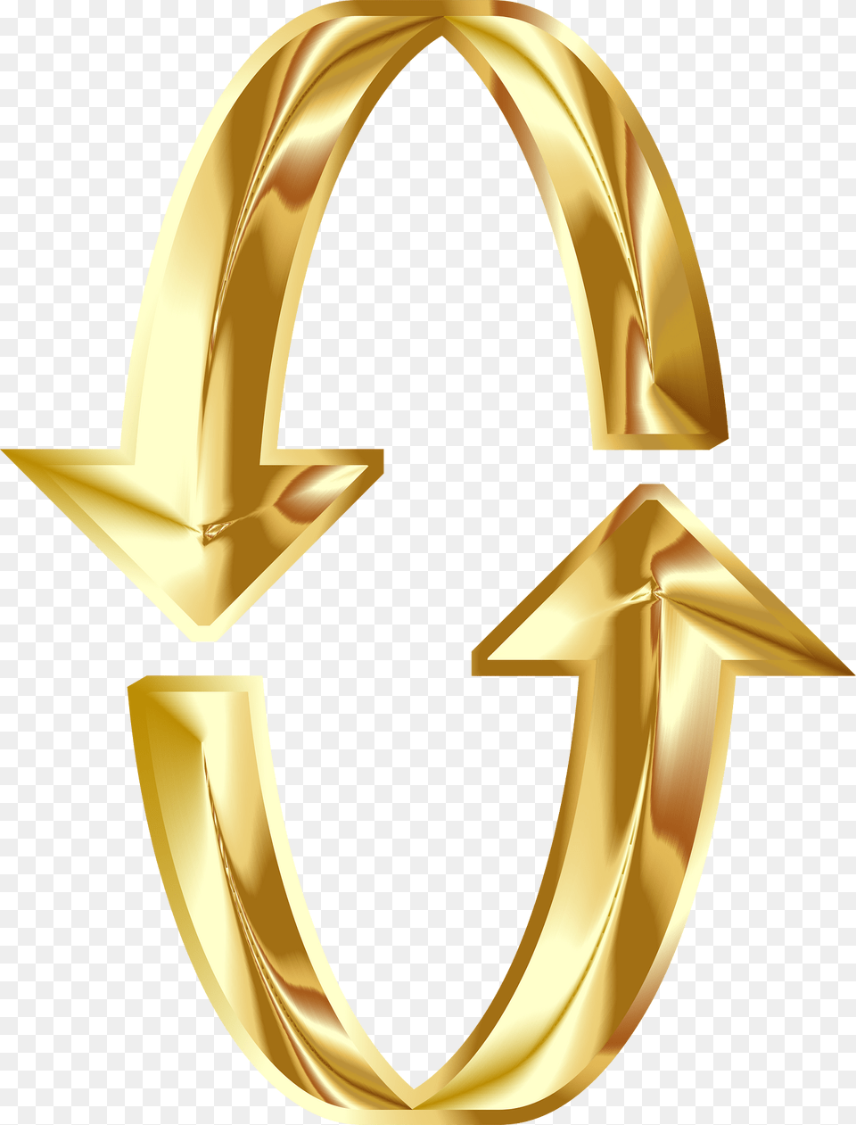 Arrows Clipart, Symbol, Gold, Cross Free Transparent Png