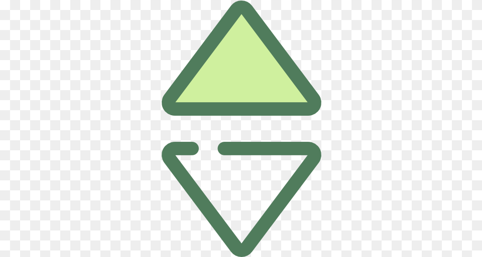 Arrows Orientation Direction Ui Up Arrow Uploading Dot, Triangle, Sign, Symbol Png Image
