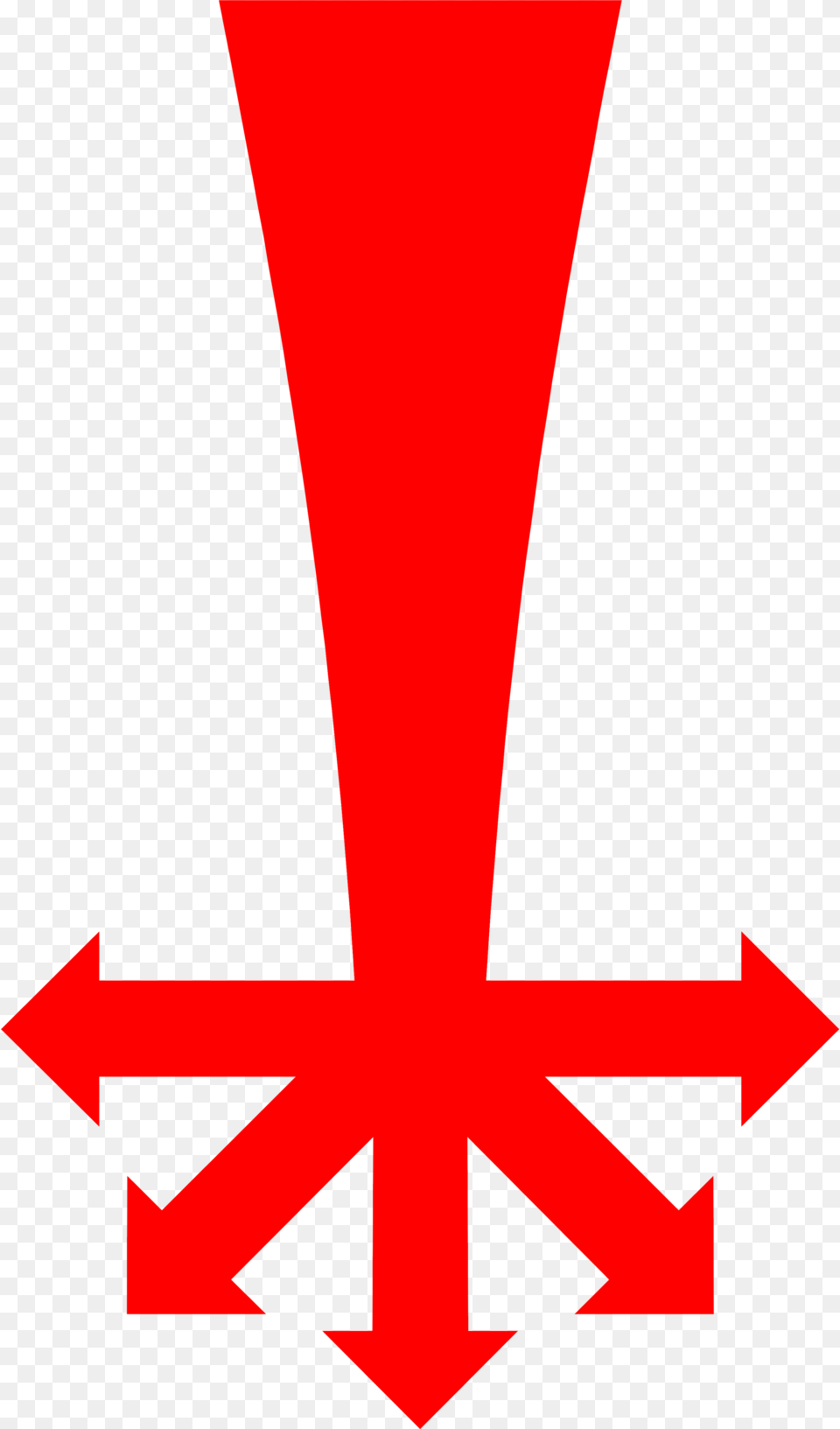 Arrows Red Arrows All Directions Transparent, Logo, Emblem, Symbol Png Image