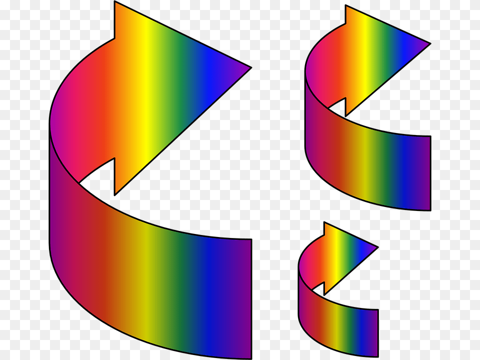 Arrows Right Symbol Direction Icon 3d Design Flechas De Colores 3d, Art, Graphics, Disk Png Image