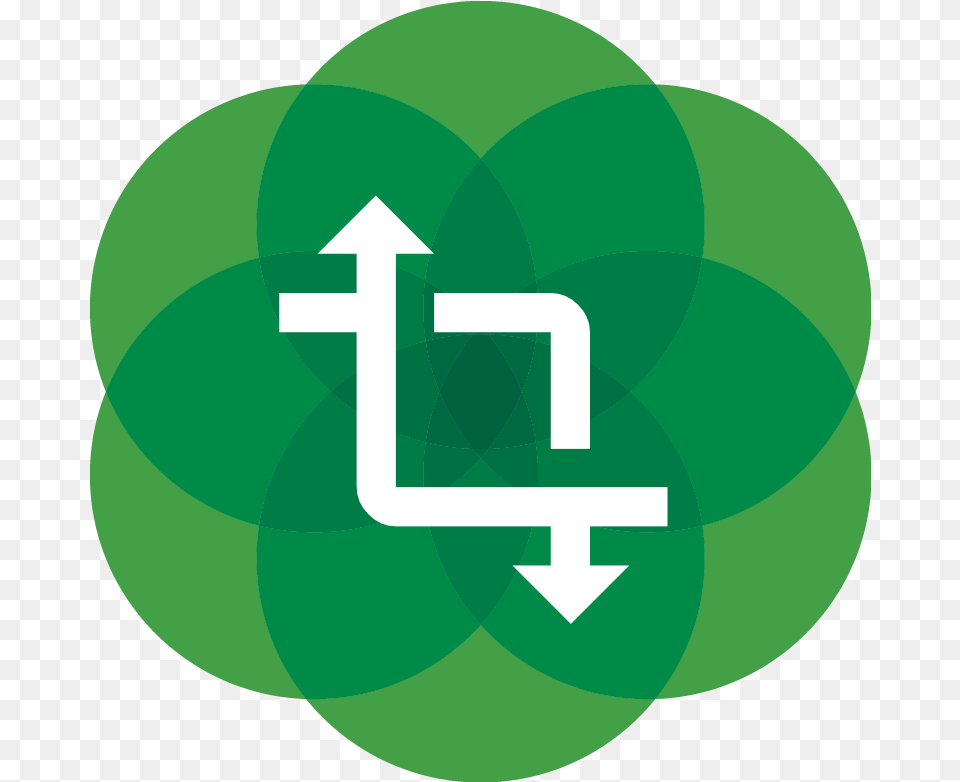 Arrows Transform Icon, Green, Symbol, Recycling Symbol, Text Free Png Download