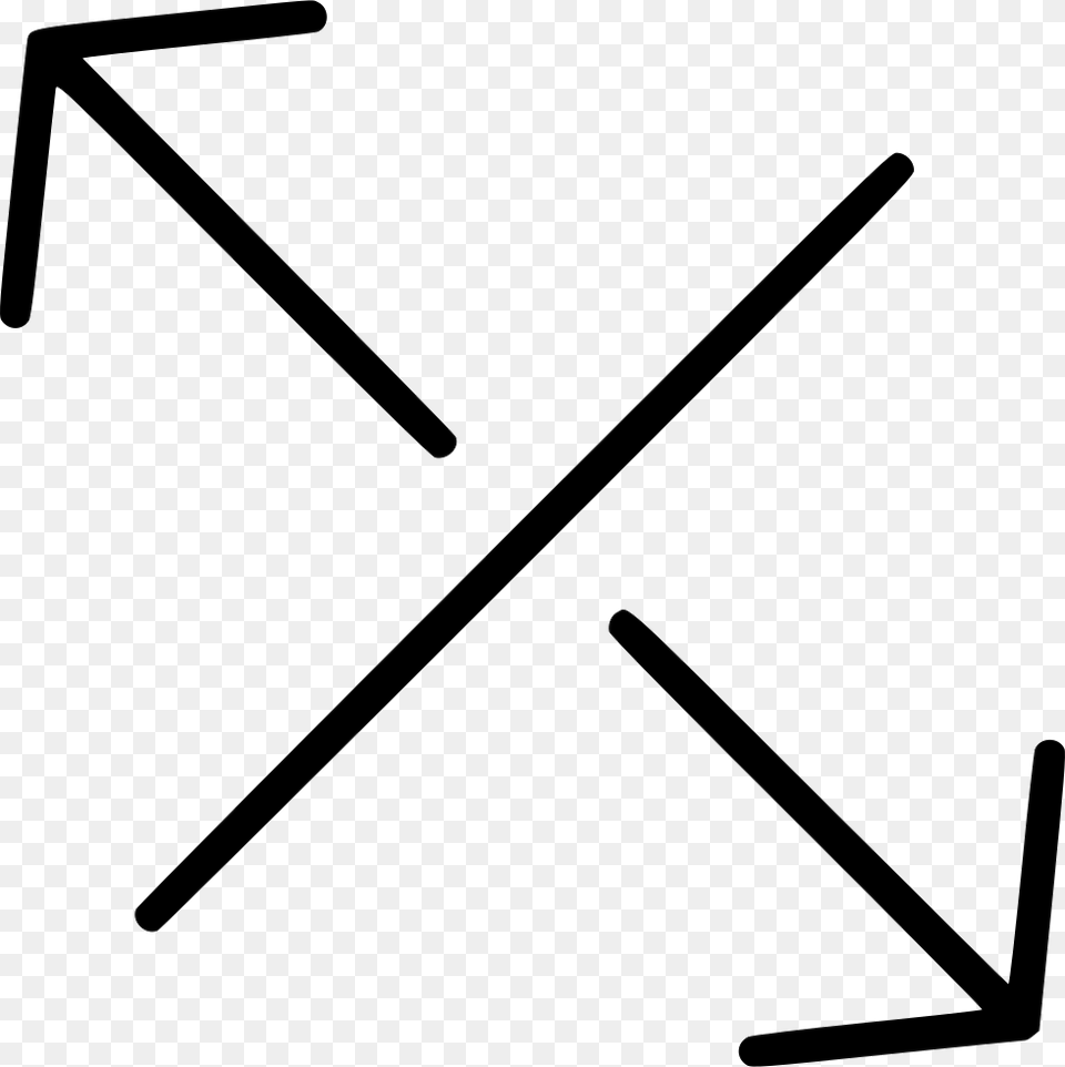 Arrows Up Left Down Right Line Seperating Comments, Bow, Weapon Png