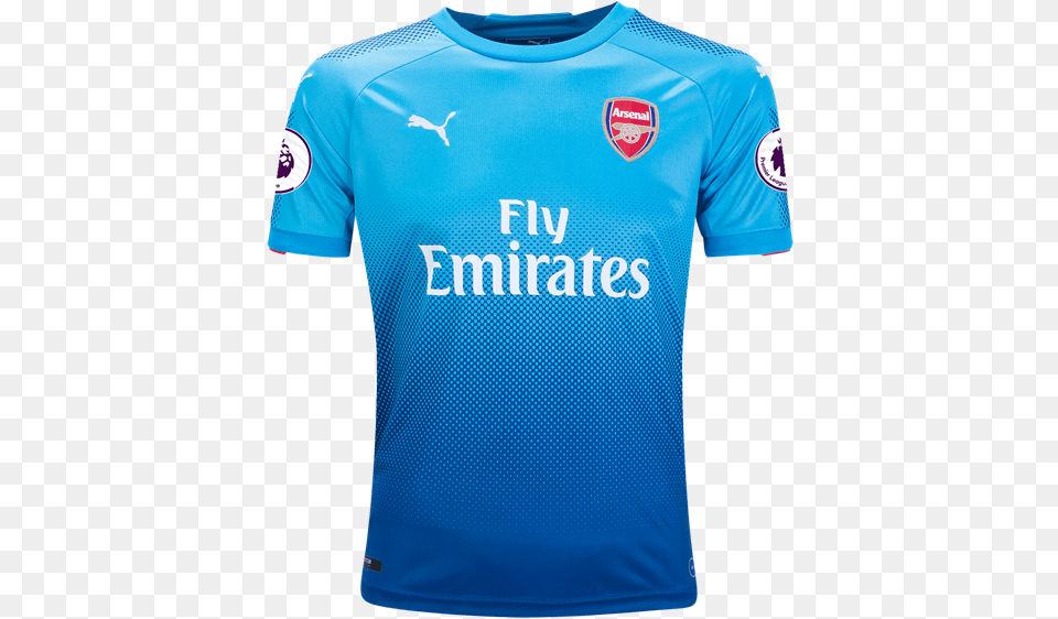 Arsenal 1718 Away Youth Kit Arsenal Blue Kit 2017, Clothing, Shirt, T-shirt, Jersey Free Png Download