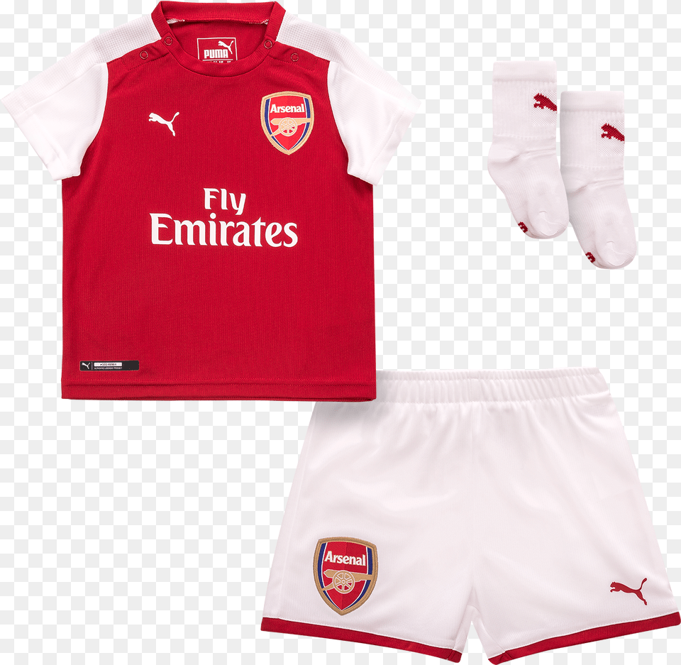 Arsenal, Clothing, Shirt, Shorts, T-shirt Png Image