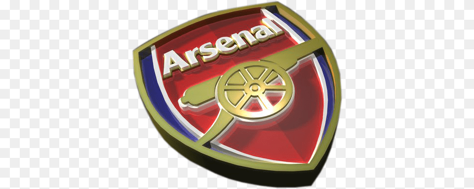 Arsenal 3d Logo Psd Vector Graphic Arsenal 3d Logo, Badge, Symbol, Emblem, Disk Png Image