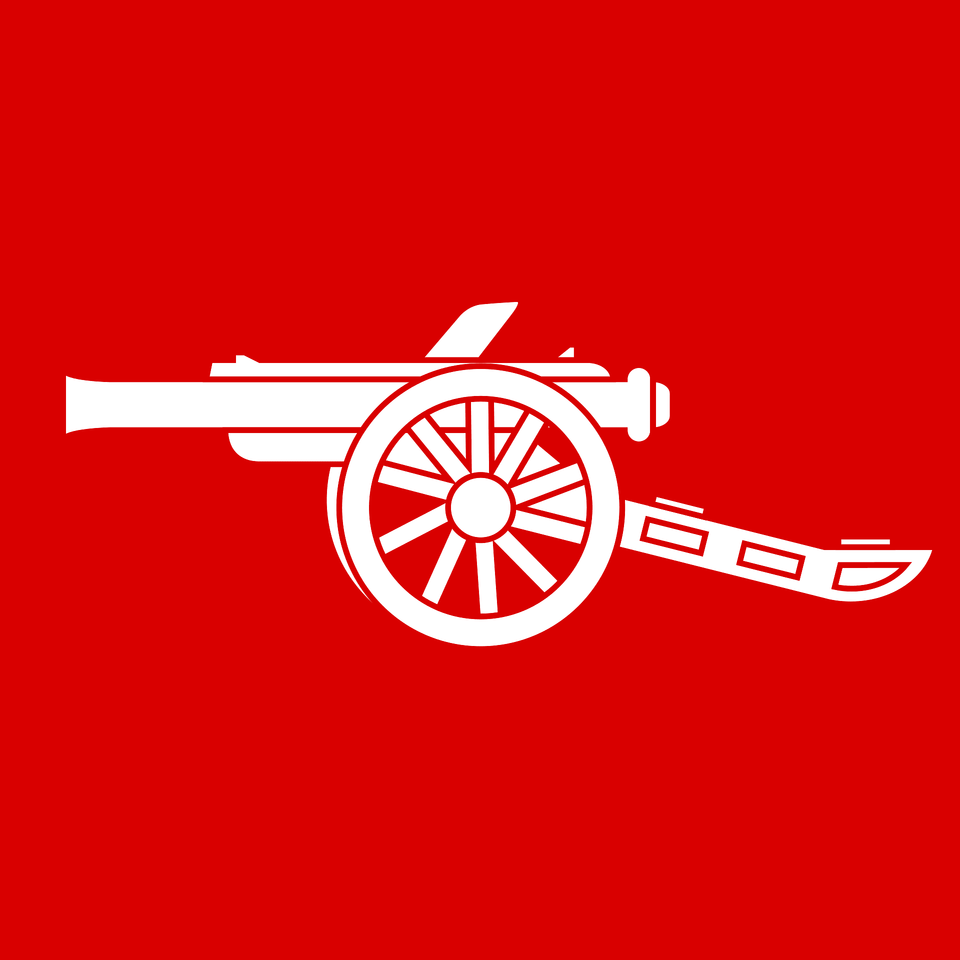 Arsenal Crest 1967 1977 Clipart, Cannon, Weapon, Machine, Spoke Png Image