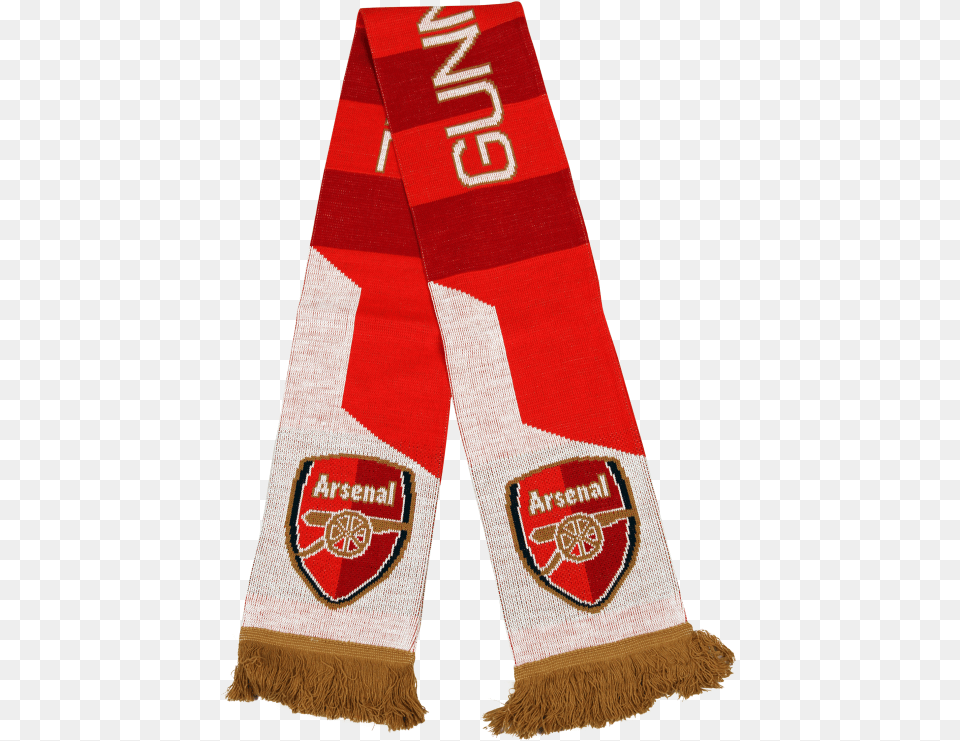 Arsenal Fc Fan Scarf Sock, Clothing, Stole Free Transparent Png