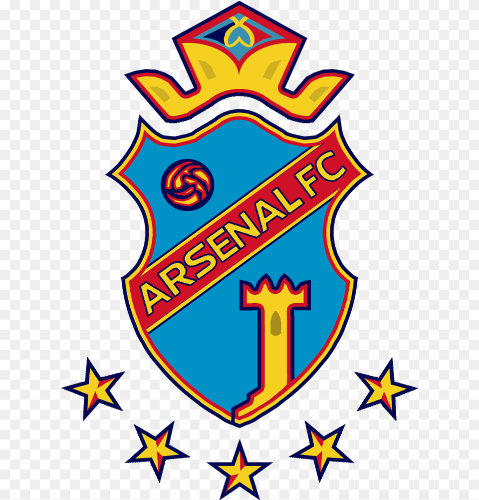 Arsenal Fc De Sarandi Vertical, Badge, Logo, Symbol, Emblem Free Png