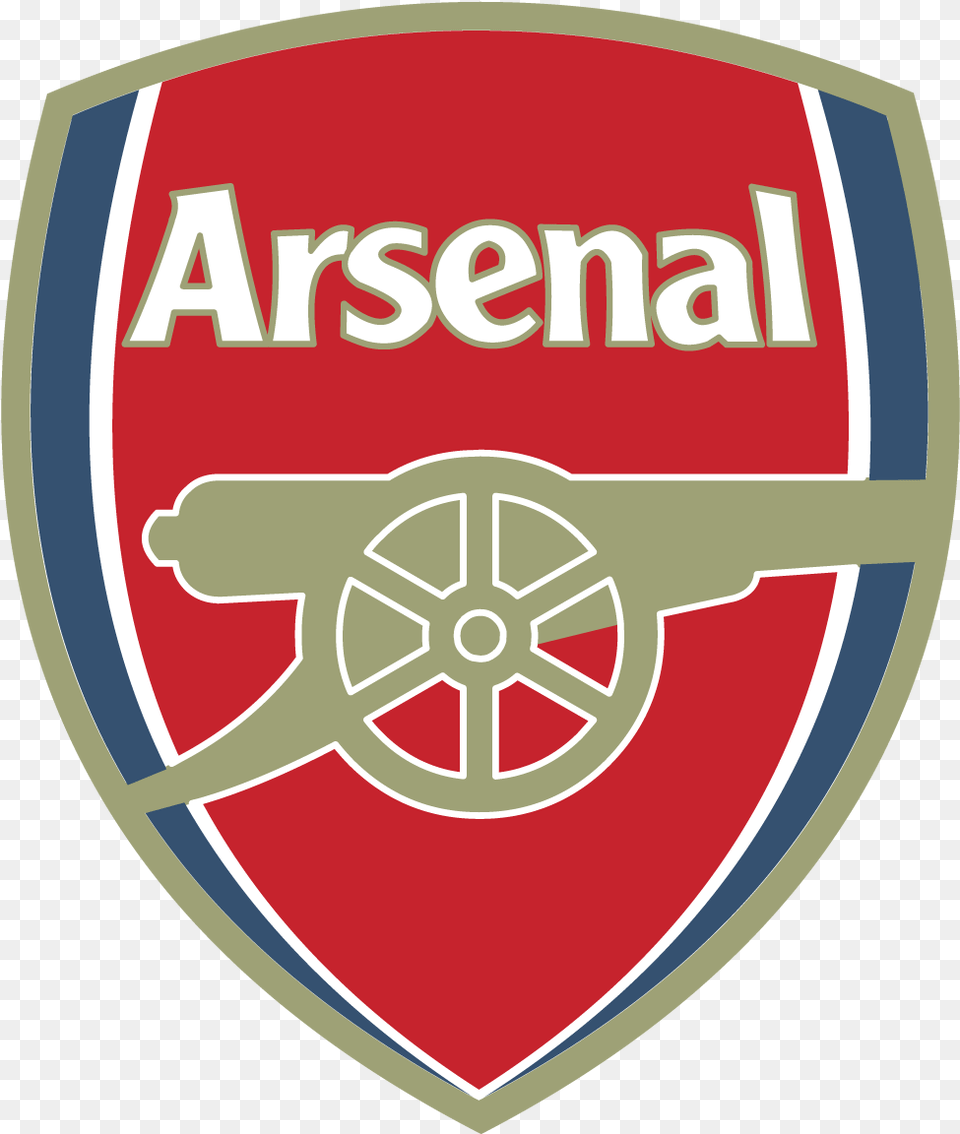 Arsenal Fc Football Club Logo Vector Arsenal Fc, Badge, Symbol, Armor, Food Png Image