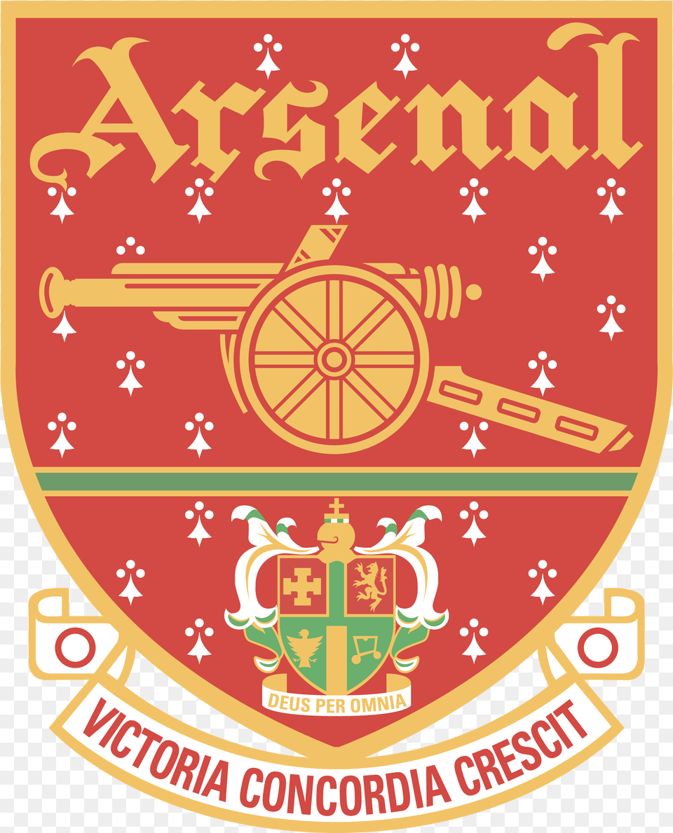 Arsenal Fc Old Logo, Badge, Symbol, Machine, Wheel Png