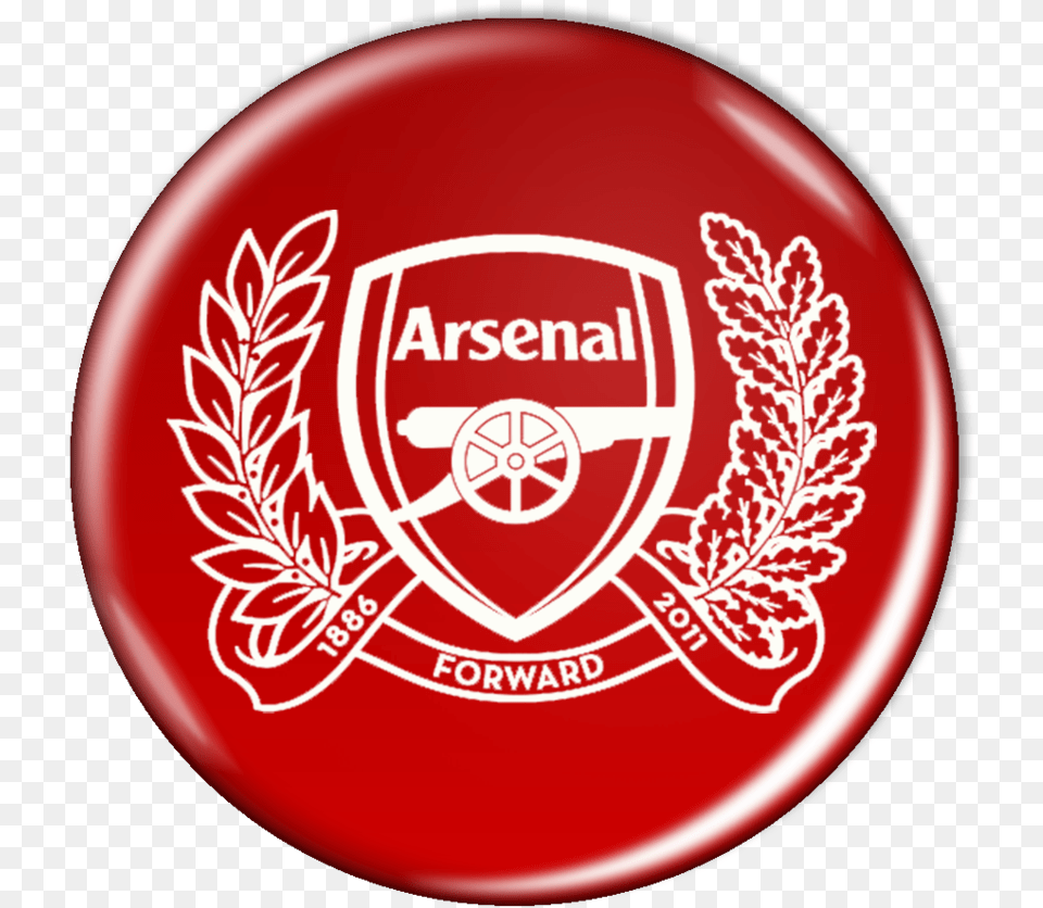 Arsenal Logo The Arsenal Logo White, Badge, Symbol, Emblem, Machine Free Transparent Png
