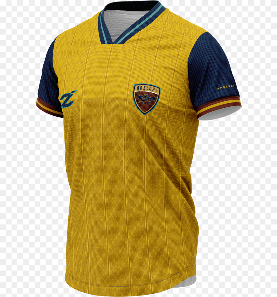 Arsenal Short Sleeve, Clothing, Shirt, Jersey, Adult Png Image