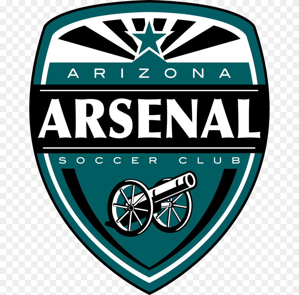 Arsenal Soccer Club Logo, Machine, Wheel, Badge, Symbol Free Png