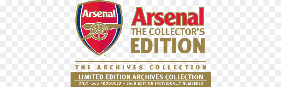 Arsenal The Collectors Edition Arsenal Letters, Logo, Advertisement, Poster, Food Png Image