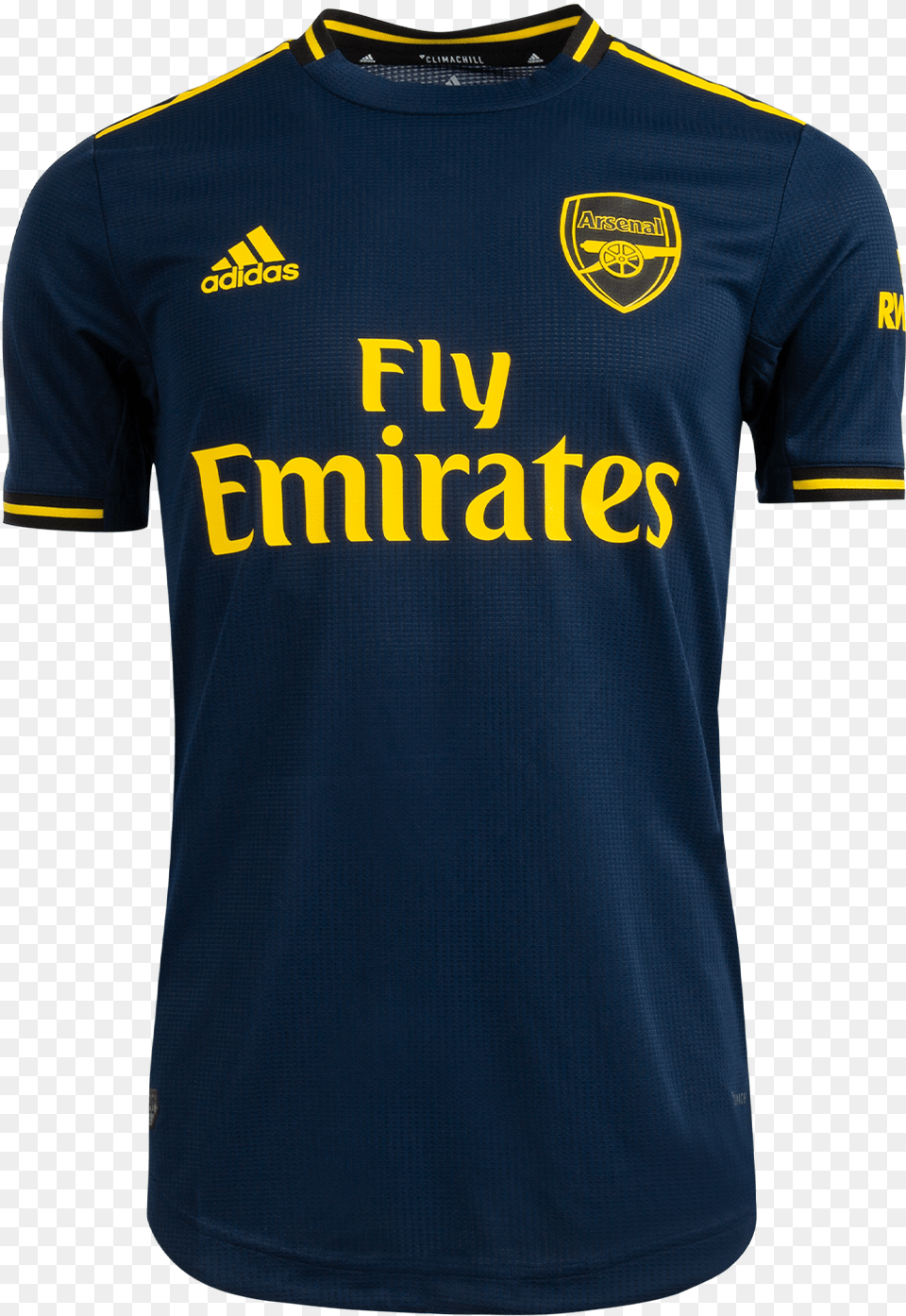 Arsenal Third Authentic Jersey Short Sleeve, Clothing, Shirt, T-shirt Png Image