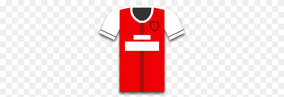 Arsenal Transparent Arsenal, Clothing, First Aid, Shirt, T-shirt Png Image