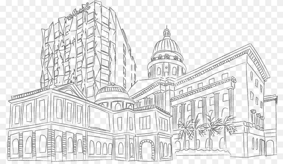 Art Amp Cultural Finds In Singapore You Don39t Want Sketch, Architecture, Building, Drawing, City Free Png Download