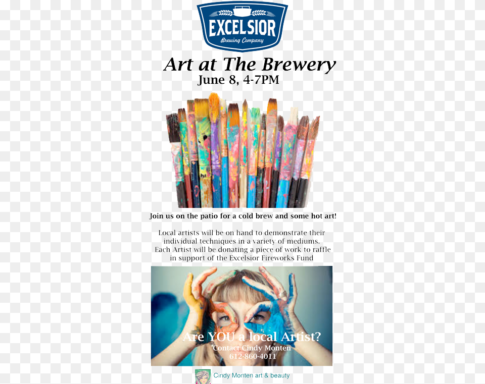 Art And Brew Art, Advertisement, Poster, Child, Female Png