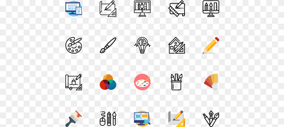 Art And Design Icon, Computer, Electronics, Pc Free Png Download