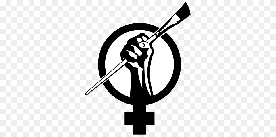 Art And Feminism, Stencil, Tool, Brush, Device Png Image