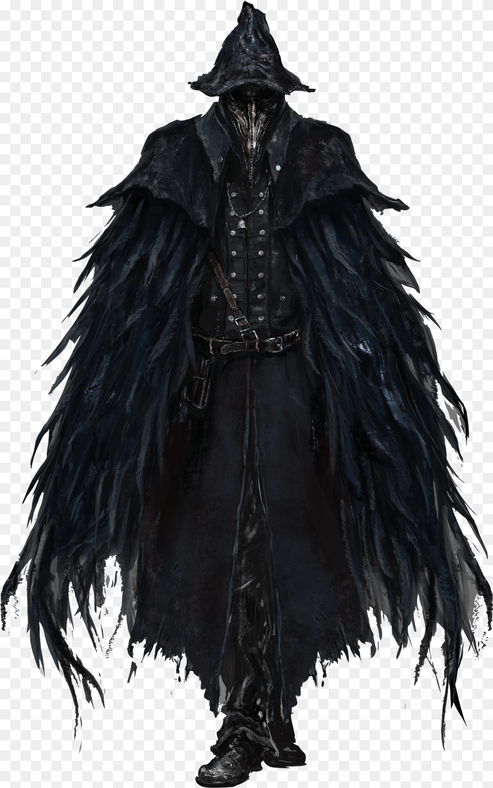 Art Bloodborne Screen C02t Eileen The Crow, Clothing, Coat, Fashion, Adult Free Png Download