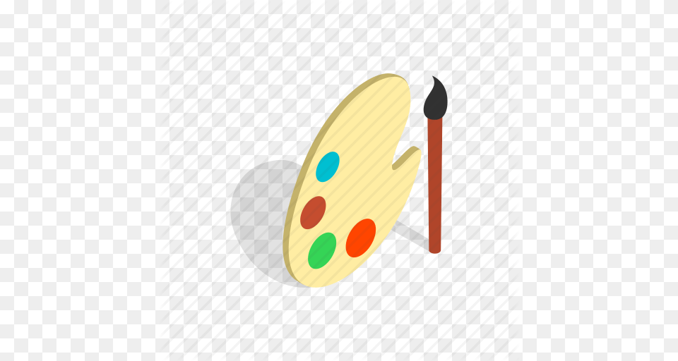 Art Brush Color Education Isometric Paint Watercolor Icon, Ping Pong, Ping Pong Paddle, Racket, Sport Free Png Download