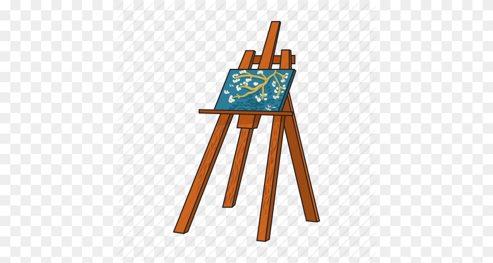 Art Canvas Drawing Easel Equipment Painting Stand Icon Free Png