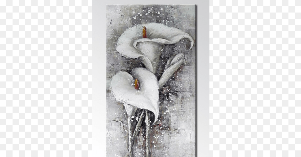 Art Canvas Stork, Painting, Flower, Plant, Modern Art Free Png Download