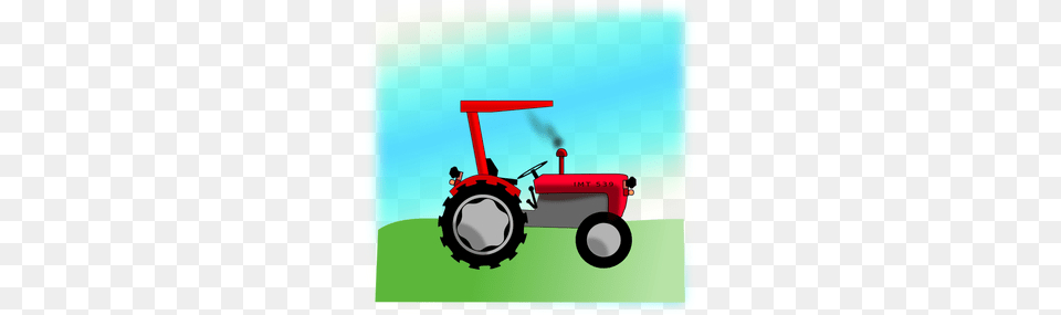 Art Clip Art Of John Deere Tractor, Vehicle, Transportation, Machine, Bulldozer Free Png Download
