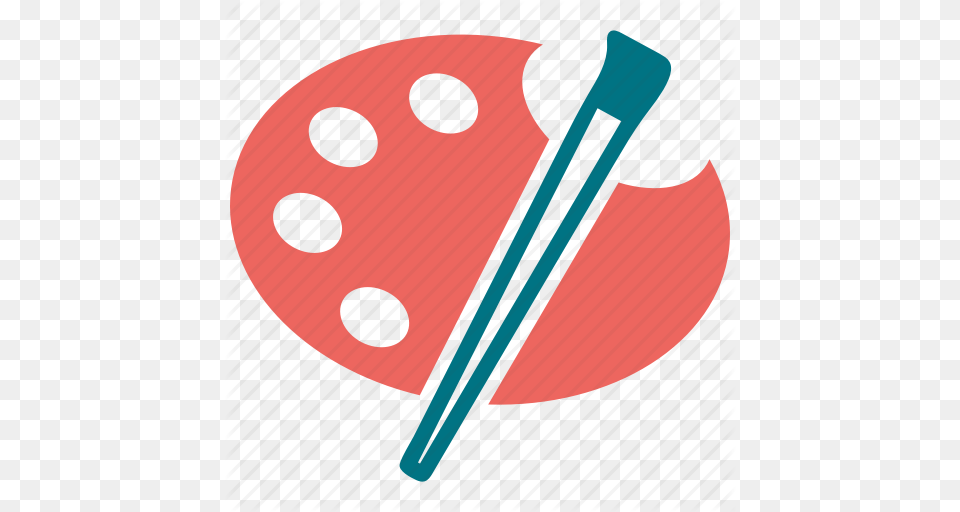 Art Color Paintbrush Plate Icon, Brush, Device, Tool Free Png Download