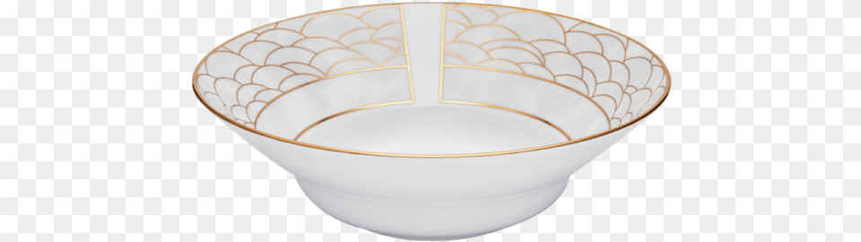 Art Dco Par Haviland Salad Bowl Bowl, Porcelain, Pottery, Soup Bowl, Plate Png Image