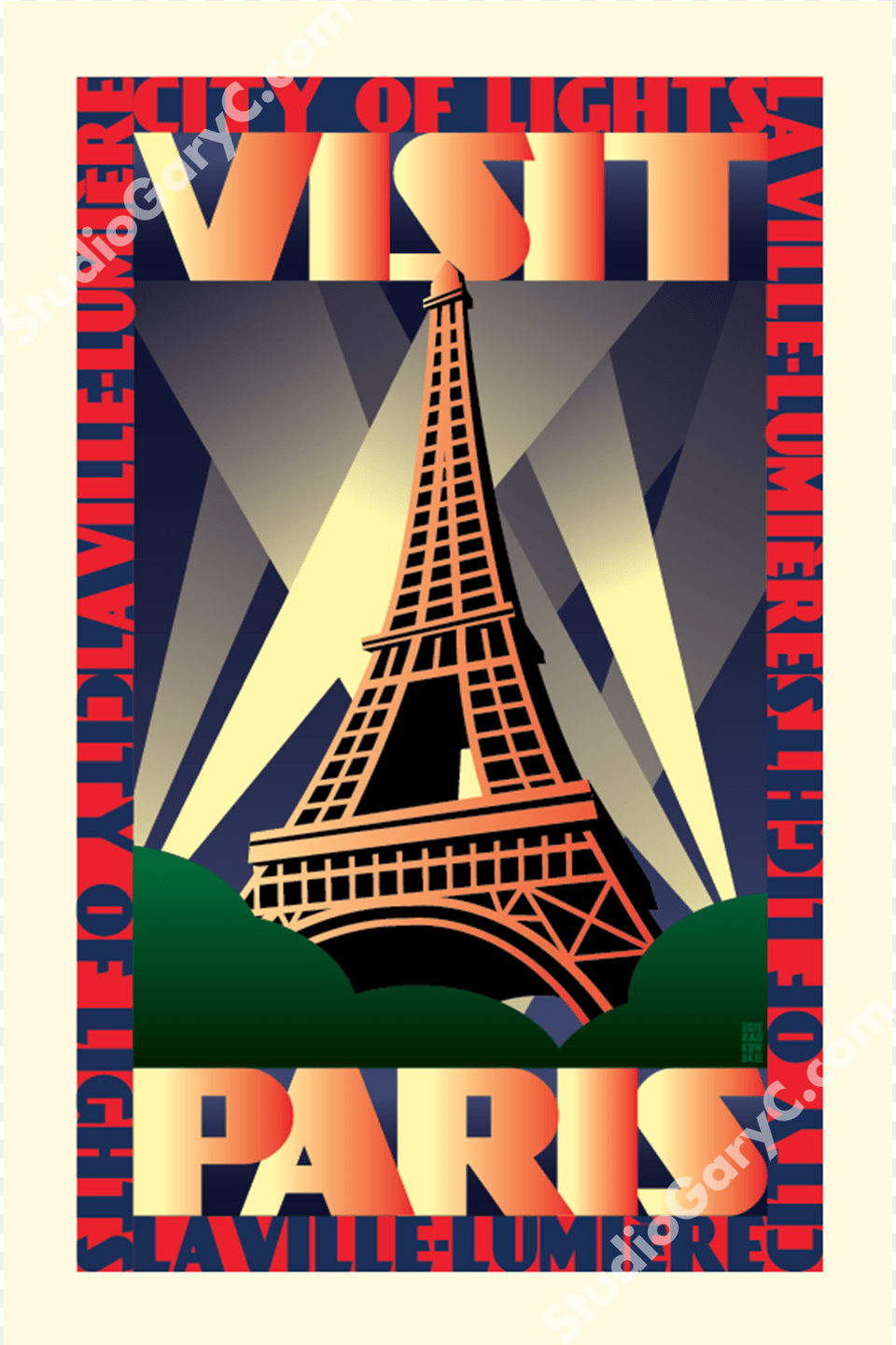 Art Deco Paris Travel Poster Art Deco Paris Posters, Advertisement, Circus, Leisure Activities Png