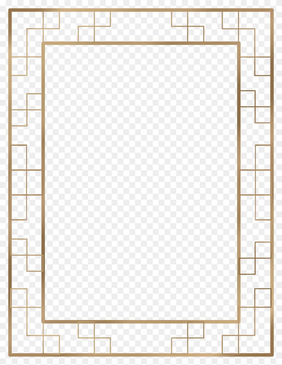 Art Deco Border 7 Us Size Clipart, Home Decor, Rug, Blackboard Png Image