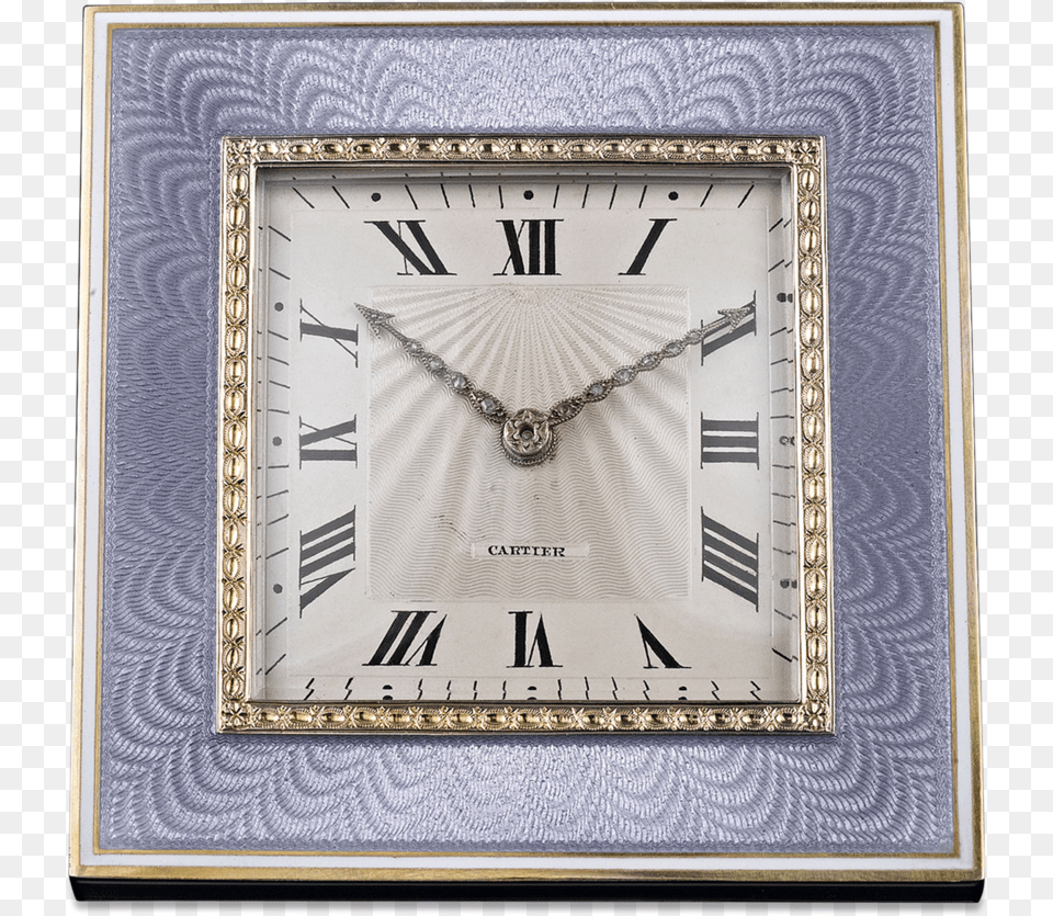 Art Deco Desk Clock By Cartier Clock, Wall Clock, Accessories, Jewelry, Necklace Free Png Download